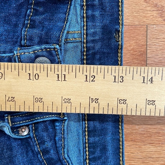 Levi’s 505 men’s blue jeans tag size 34 x 32 99% cotton 1% Elastane - Picture 12 of 16